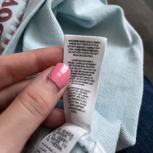 NWT Peek Essentials Graphic Sweatshirt & Leggings Set Light Blue 3-6M - Picture 10 of 10